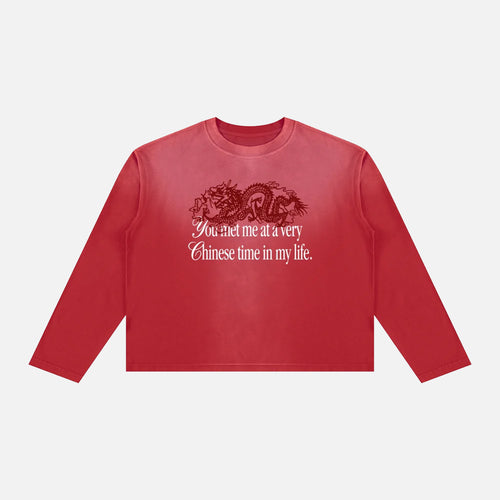 Chinese Time Longsleeve