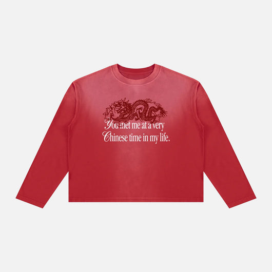 Chinese Time Longsleeve